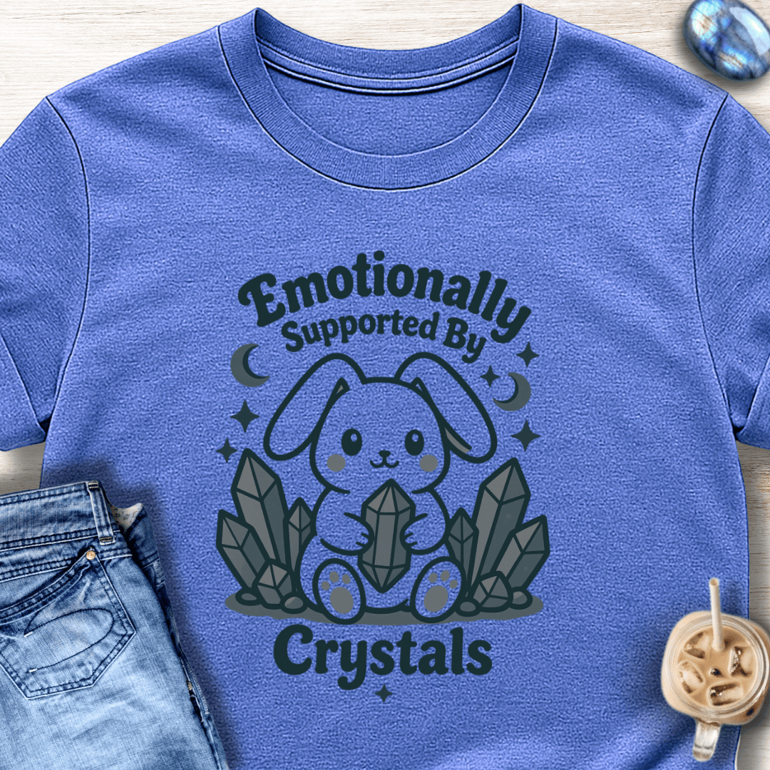 Emotionally Supported By Crystals T-Shirt