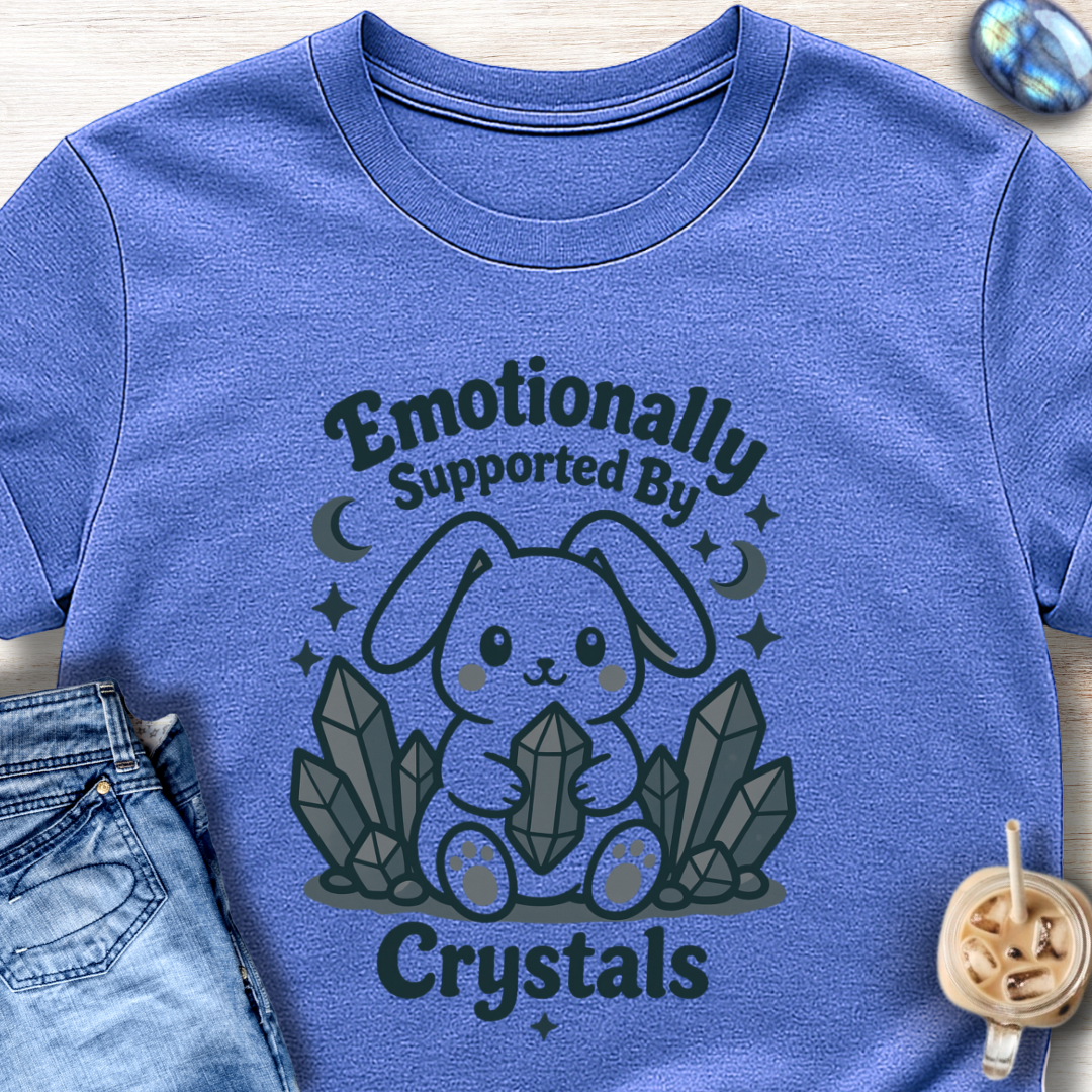 Emotionally Supported By Crystals T-Shirt
