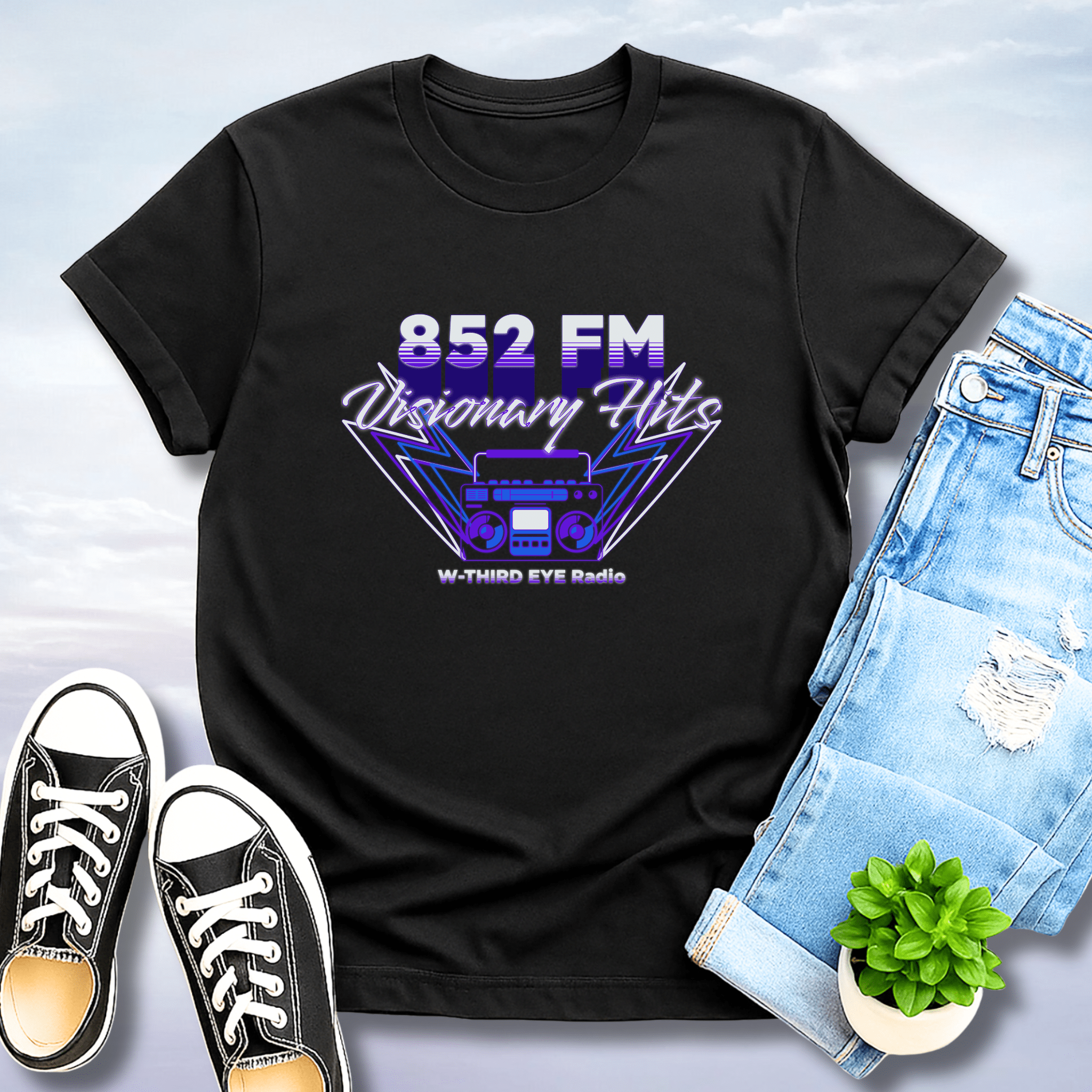 Third Eye Chakra Radio T-Shirt