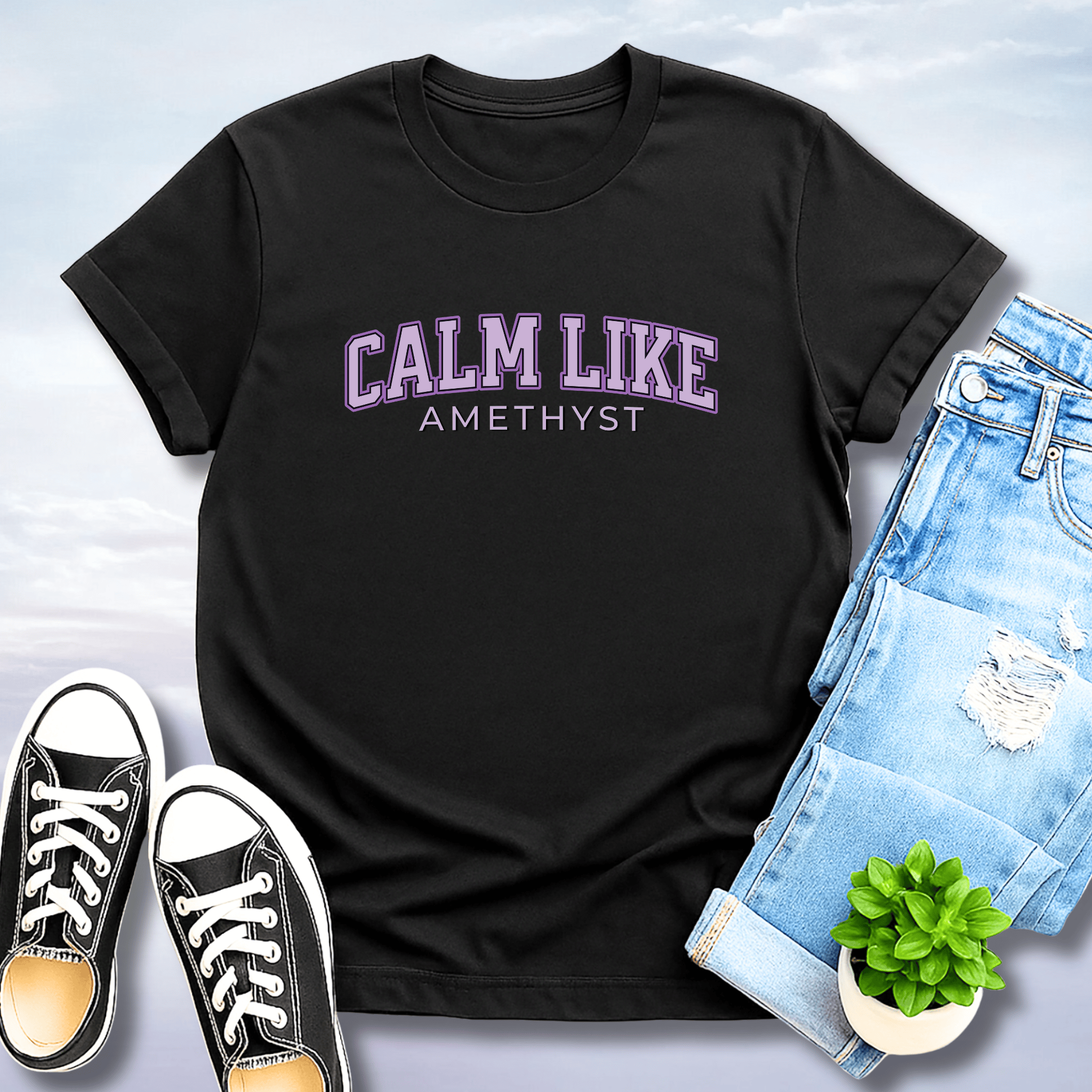 Calm Like Amethyst T-Shirt