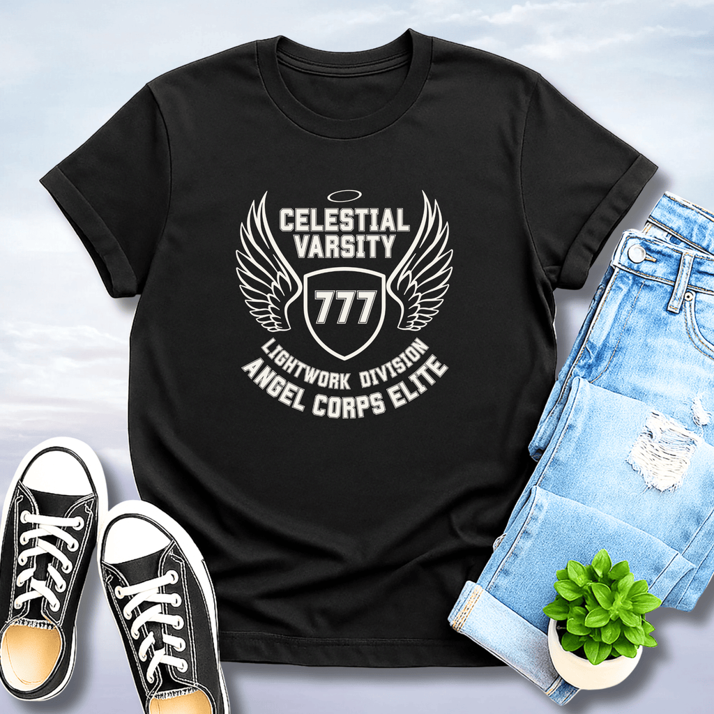 Celestial Varsity: Angel Corps T-Shirt