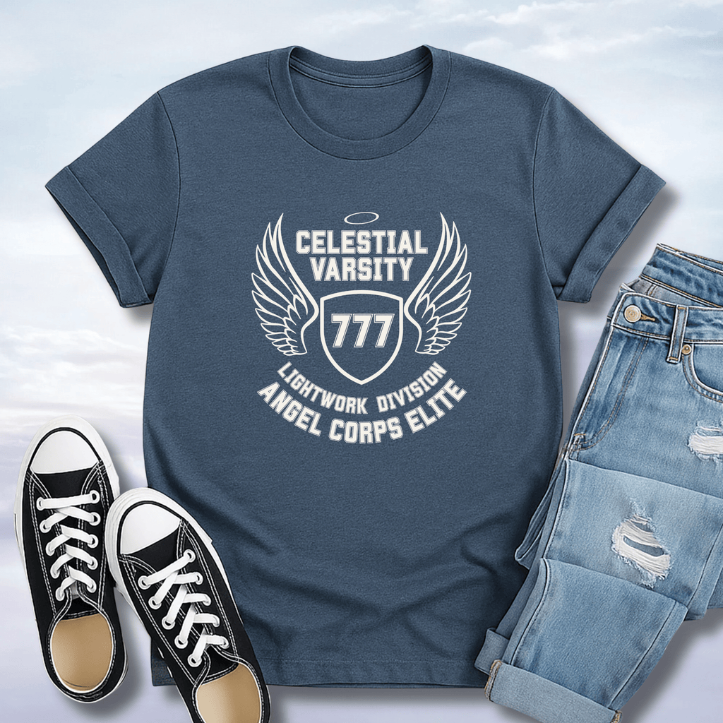 Celestial Varsity: Angel Corps T-Shirt