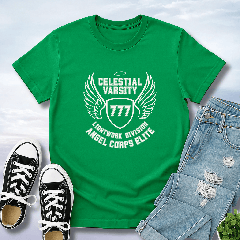 Celestial Varsity: Angel Corps T-Shirt