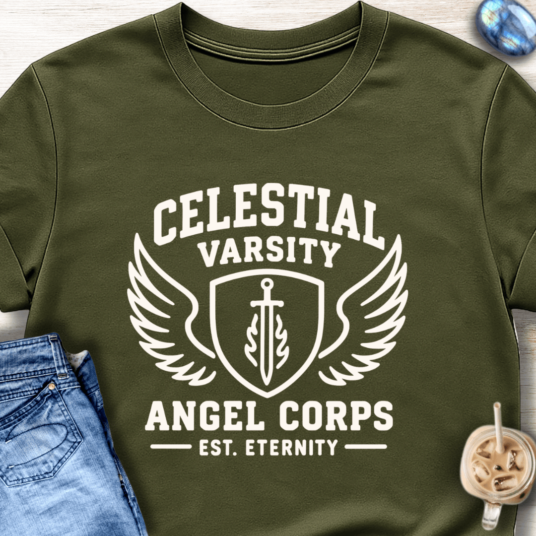 Celestial Varsity Angel Corps T-Shirt