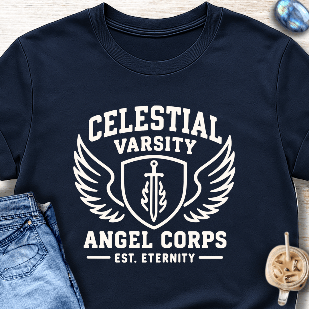 Celestial Varsity Angel Corps T-Shirt