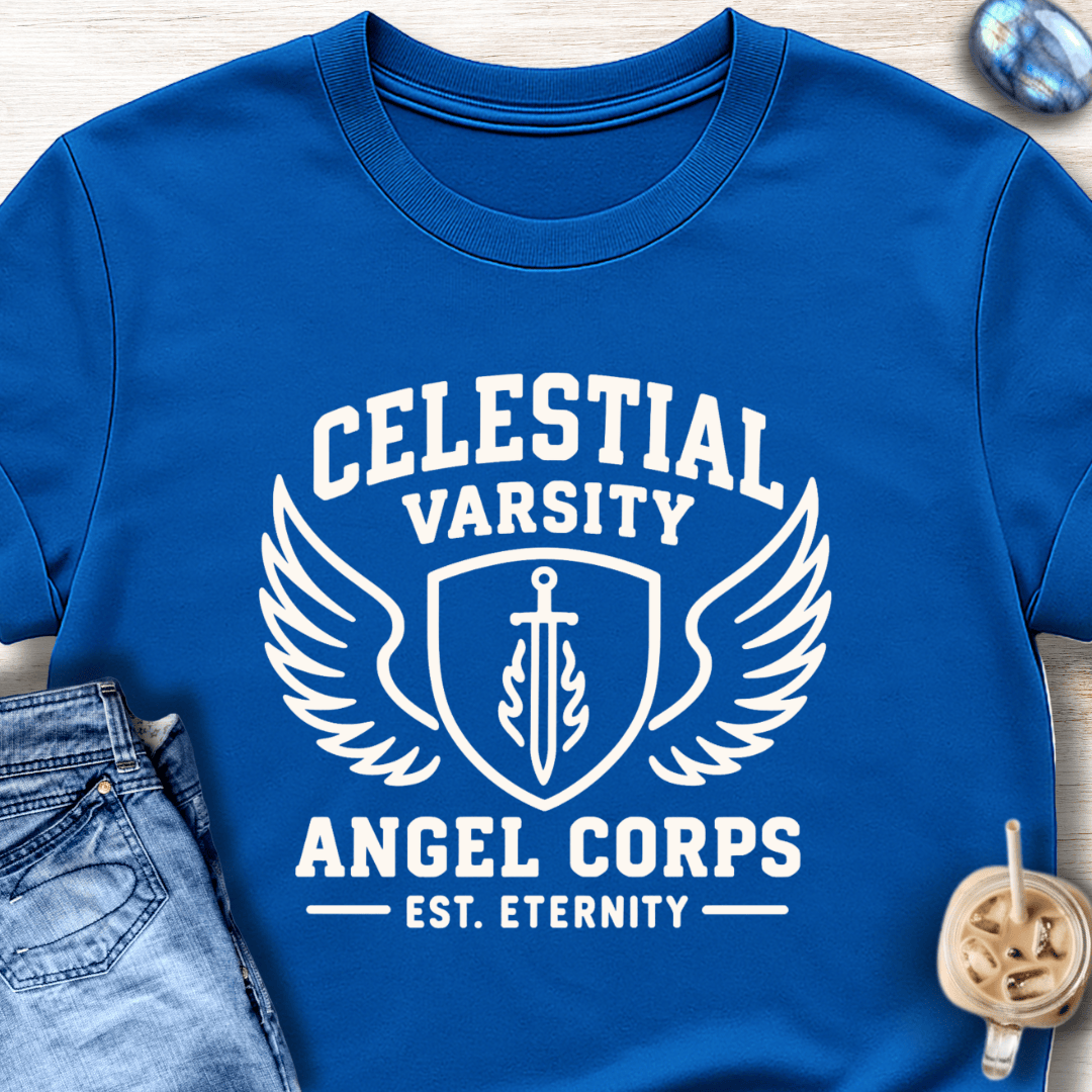 Celestial Varsity Angel Corps T-Shirt