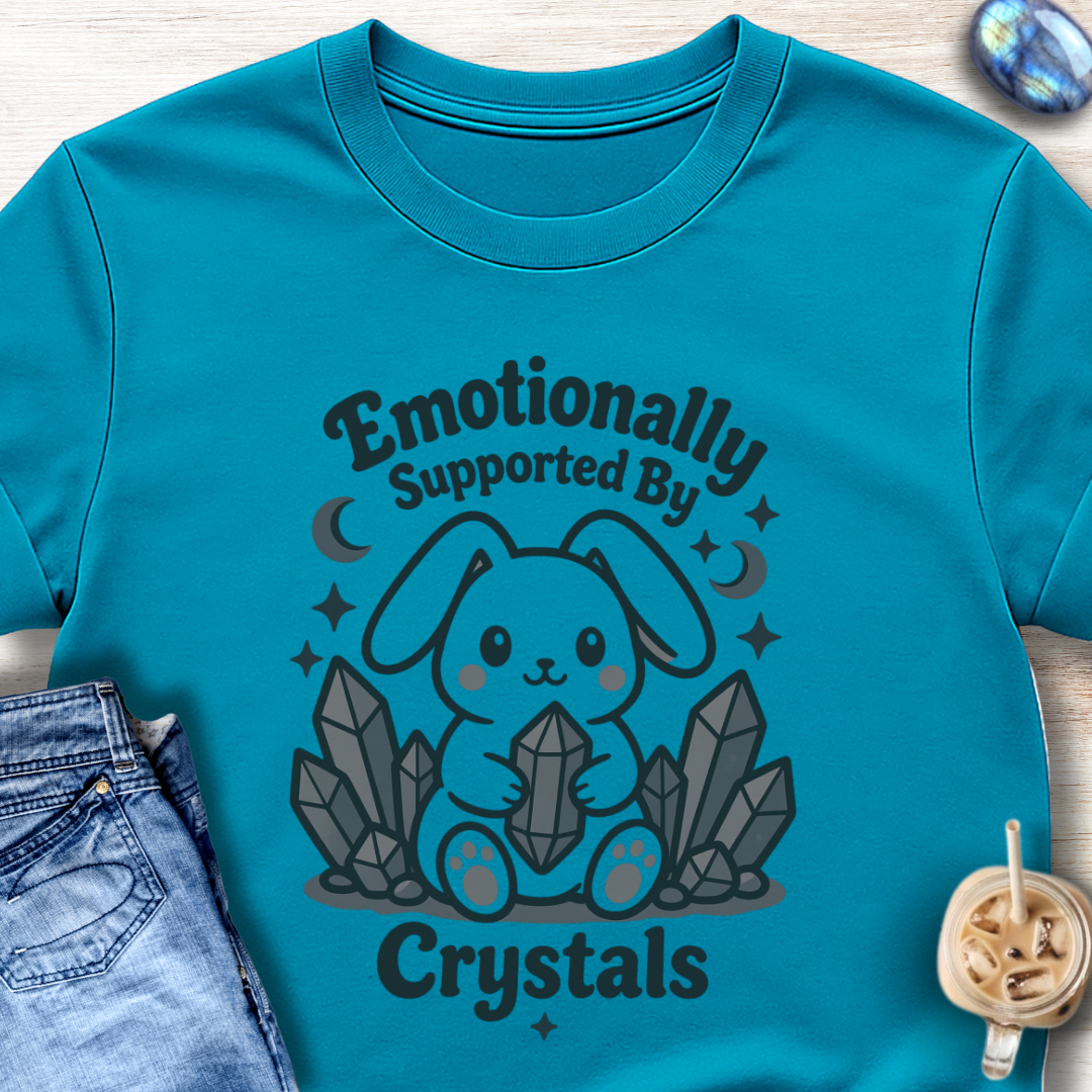 Emotionally Supported By Crystals T-Shirt
